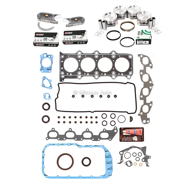 Juego completo de juntas cojinetes de pistones aptos para 99-03 Suzuki Chevrolet Tracker J18A J20A Foto 2 de 4