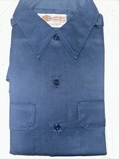 Dickies Vintage Work Shirt 15- 16 1/2, 32/33 Cotton Blend Long Sleeve Pockets
