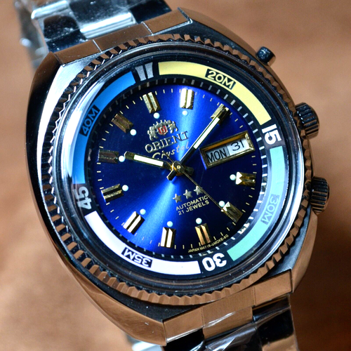 Japan Watch Orient KING DIVER Automatic Watch KD 21 JEWELS Original