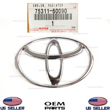 Genuine Front Grille Emblem Oem Toyota 1995-2002 Land Cruiser 2001-2002 4runner Genuine Front Grille Emblem Oem Toyota 1995-2002 Land Cruiser 2001-2002 4runner
