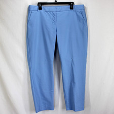 Express Columnist Dress Pants Womens Size 14 R Blue Tapered Leg Work Career