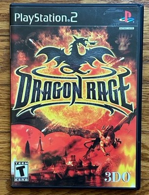 Dragon Rage (Sony PlayStation 2, 2001) Black Label Video Game CIB Ps2
