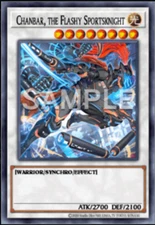 Yugioh Chanbar, the Flashy Sportsknight DOOD-EN083 DOOM OF DIMENSIONS PREORDER
