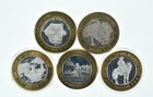 Lot 5 $10 Silver Strike Casino Rounds 3 T Oz .999 1 *412