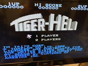 Cartucho Nintendo NES Tiger-Heli 1985 probado funcionando