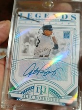 *CUSTOM* Alex Rodriguez National Treasures Panini Auto