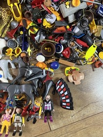 Vintage Playmobil Lot Castles Figures Animals Weapons 3888 Huge