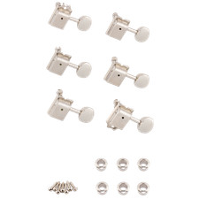 Fender Pure Vintage Guitar Tuning Machines, Nickel/Chrome, 6