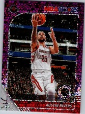 2019-20 Hoops Premium Stock #72 Austin Rivers Prizms Purple Disco