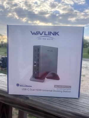 Wavlink USB-C Dual 4K Universal Docking Station 100W Black