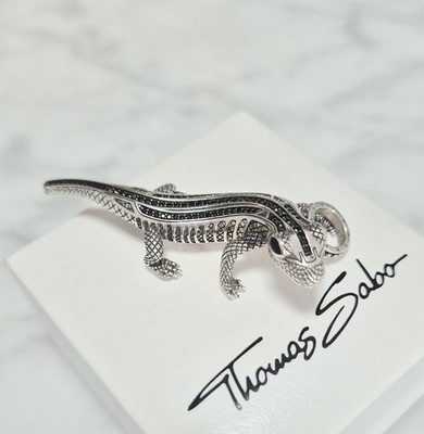 Thomas Sabo Large Pavé Salamander / Lizard RARE VINTAGE Pendant Rebel At Heart