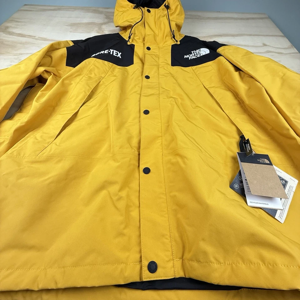 The North Face Men's Summit Gold/TNF Black GORE-TEX Mountain Hooded Jacket - Image 2 of 4
