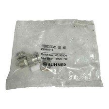 11 BNC-75-3-11/133NE Huber Suhner RF Connector Straight Plug BNC m For RG59 Ca