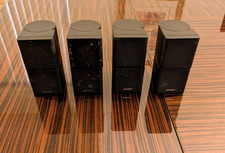 4x BOSE Jewel Double Cube Speakers Black