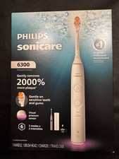 Philips Sonicare 6300 Electric Toothbrush WHITE only, BRAND NEW