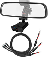 Radar Detector Rearview Mirror Mounting Bracket,13.8" Radar Detector Hard Wire P