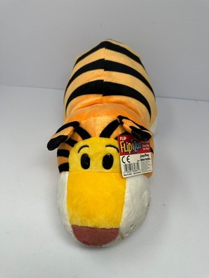 Flip 'a' Zoo 18  Reversible Soft Toy Theodore Tiger and Emma Elephant Flipazoo