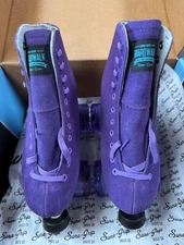 New Sure Grip Boardwalk Purple Suede roller skates size 5 fits womens 6-6.5