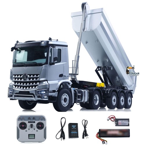 Camion RC Tracteur Kabolite 1/14 - 4x4 électrique - 3 Essieux - Remorque Basculante - RTR