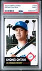 2024 TOPPS LIVING #729 SHOHEI OHTANI PSA 9 MINT DODGERS