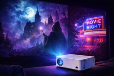 🎬 Przenośny inteligentny projektor – Twoje kino domowe wszędzie