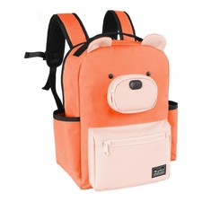 Bear Travel Backpack for Kids 4-8, Fun Cute Colorful 8.5L Lightweight Airplan...