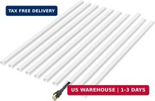Mini Cable Hider 142" Paintable Cord Cover for Single Cable, White