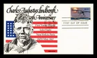 US COVER CHARLES LINDBERGH FLIGHT 50TH ANNIVERSARY FDC SCOTT 1710