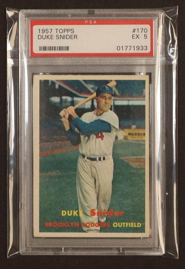 1957 Topps Duke Snider #170 PSA 5