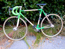 Bici per bambino 8-9 anni color verde senza cambio