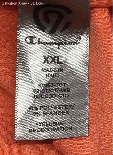 Champion Womens Orange Sleeveless Scoop Neck Pullover Athletic Tank Top Size 2XL - Picture 6 of 6
