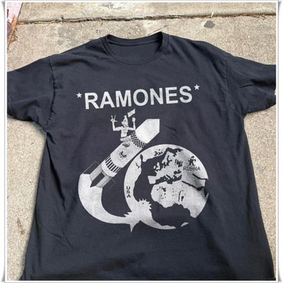 Ramones Rocket to Russia T-shirt, Unisex Black T-shirt, Size S-5XL