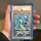 2017 POKEMON SUN & MOON CRIMSON INVASION #101 FULL ART/GYARADOS GX PSA 10