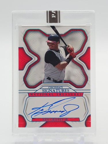 KEN GRIFFEY JR. 2023 NATIONAL TREASURES SIGNATURES AUTO BLACK BOX 1/1 Q3420