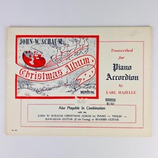 John W Schaum Christmas Album Sheet Music Booklet Piano / Accordion