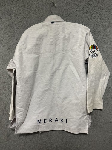 Vanguard BJJ Gi Kimono Meraki Top White Size A2 MMA Jiu Jitsu Adult - Picture 3 of 4