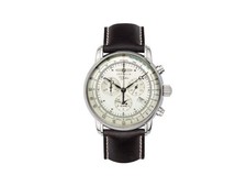 Orologio Classico Dell'argento E Dell'oro Brown E Cinghia Nera Sul Vettore Bianco Del Fondo Image91972916