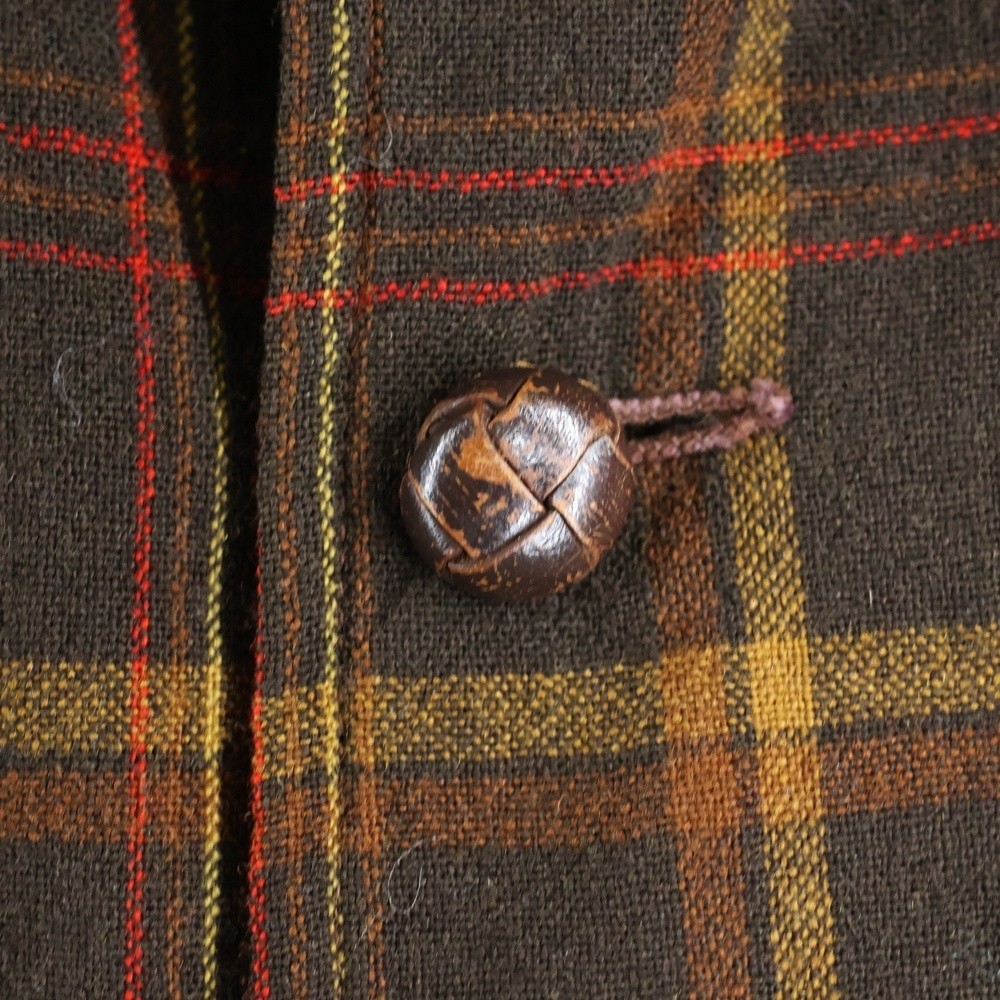 Pendleton 60s Check Wool Tailored Jacket Brown L … - image 5