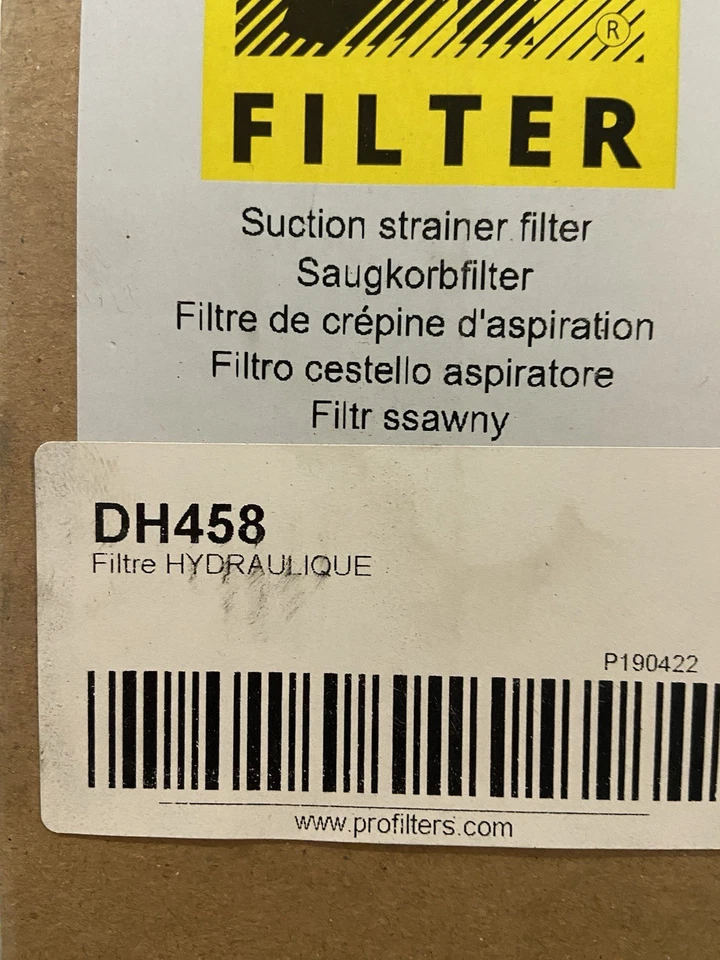 Filtre hydraulique DH 458 - Photo 2/4