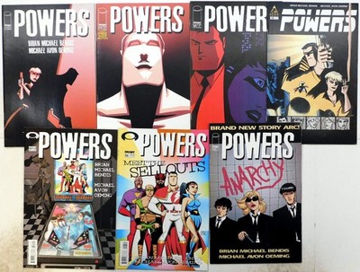 Powers Lot of 7 #16, 17, 19, 21, 26, 27, 2nd 18 (2002) Image Comics 1st Print
