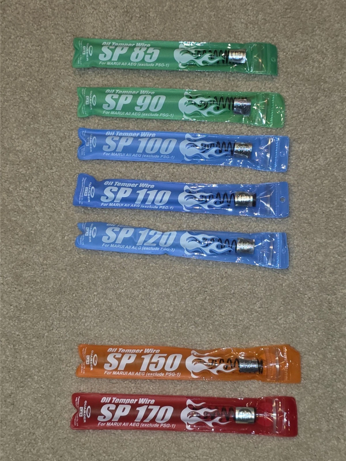 Guarder SP Series Airsoft Springs - Thumbnail 4