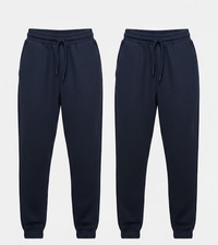 2 pack  Joggers Fleece elasticated Jogging Bottoms Tracksuit Sweatpants Trouser