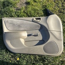 1998-2002 Toyota Corolla Driver Left Door Panel Manual Window Beige Oem Tan