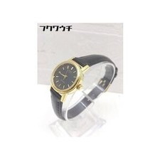 Casio Quartz 3-Hand Analog Unconfirmed Operation Watch Black Ladies