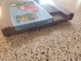 Color a Dinosaur NES (Nintendo Entertainment System, 1993) With MANUAL VGC RARE