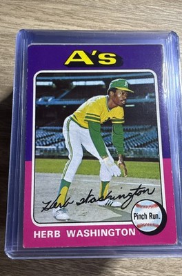 1975 Topps - Herb Washington #407 (RC)