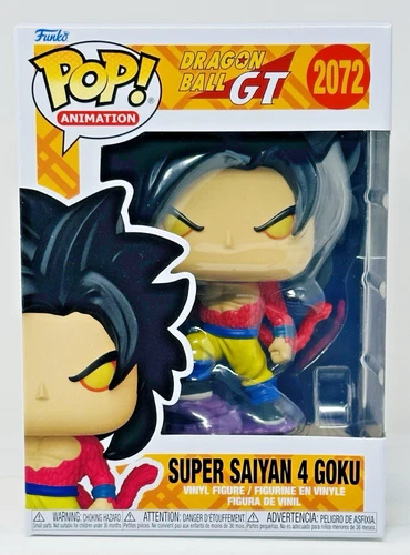 Funko Pop! Dragon Ball GT - Super Saiyan 4 Goku #2072 with Protector - READ