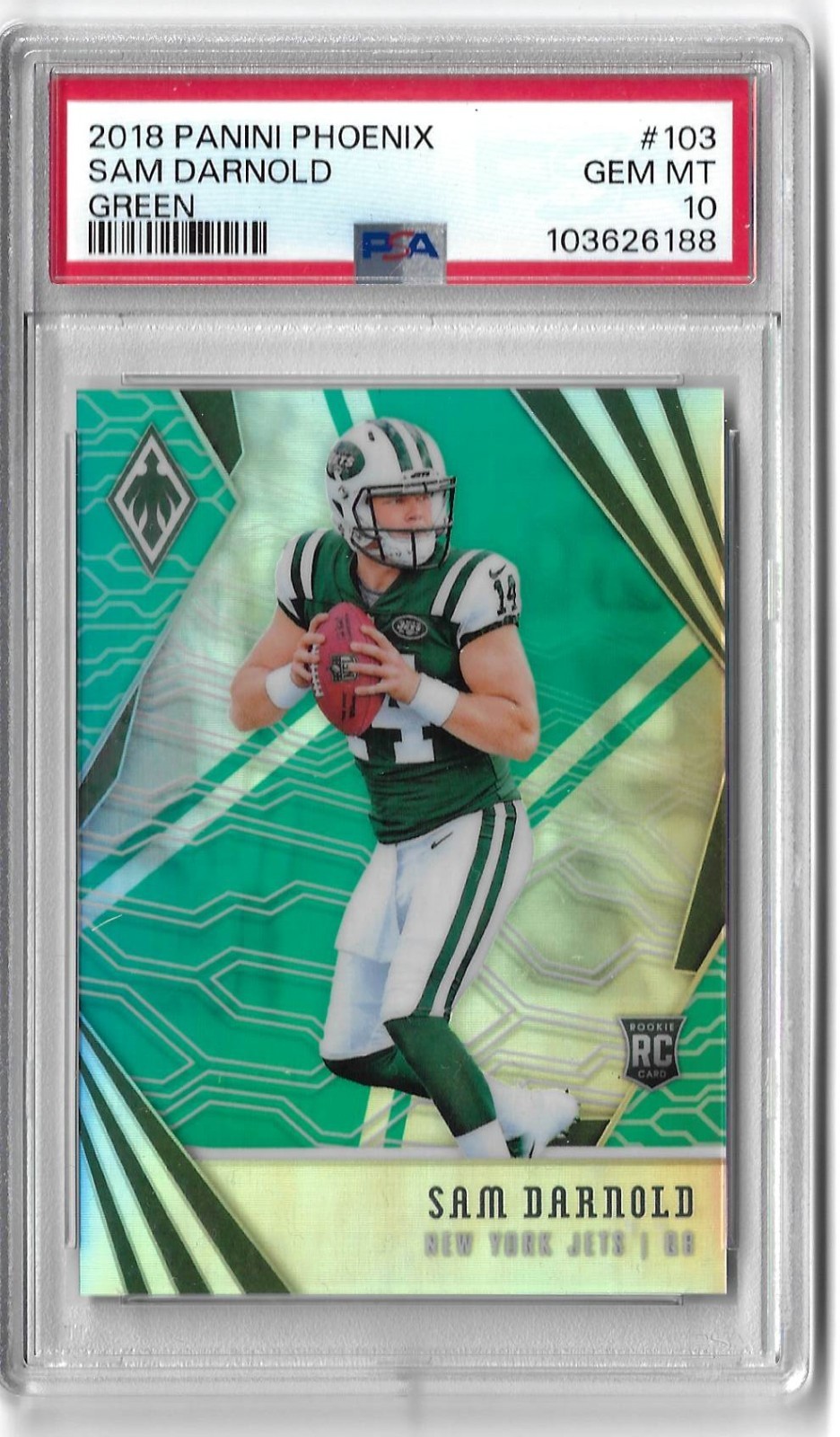 Sam Darnold Panini Phoenix #103 Green