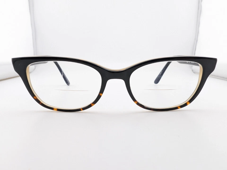Masunaga Eyeglasses, Frames Only, 034 Black/Tortoise, 48-17-145, Made in Japan - Image 2 of 4