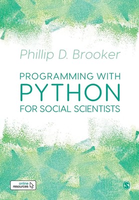Programming with Python for Social Scientists Phillip Brooker Taschenbuch 2020